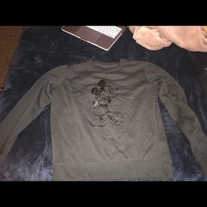 black mickey sweater